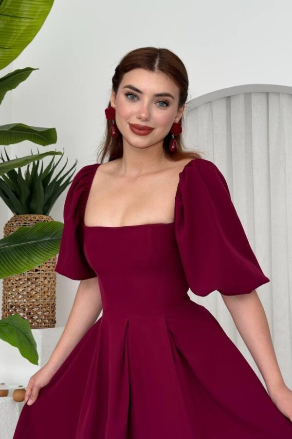 Benjamin Çan Etekli Midi Boy Elbise