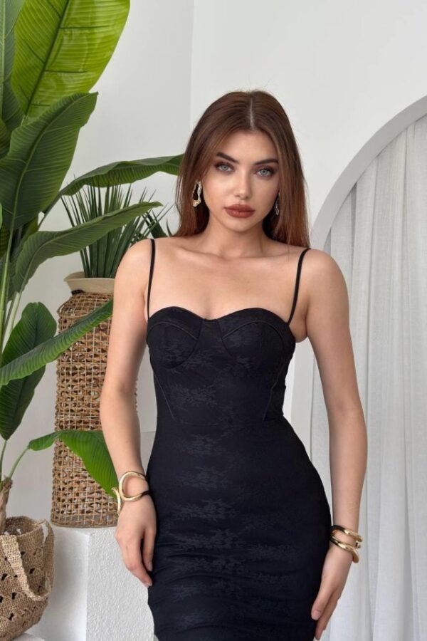 Kalıse İp Askılı Elbise