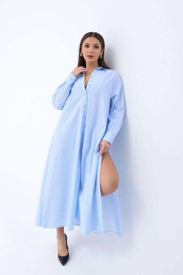 5857 ELBİSE-WASHİNGTON ÇİZGİLİ