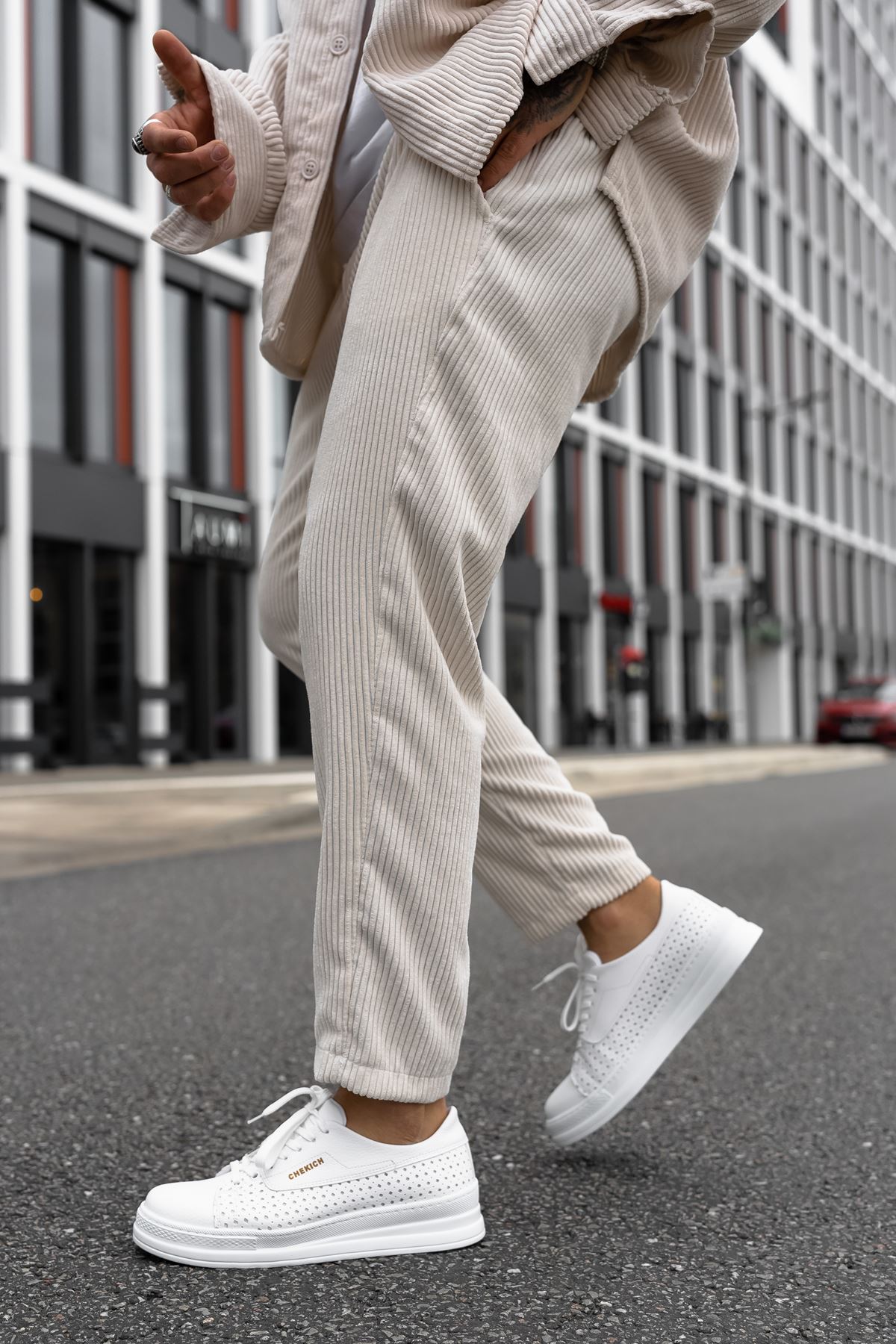 CH043 - CBT Cowien Erkek Ayakkabi BEYAZ - Görsel 2