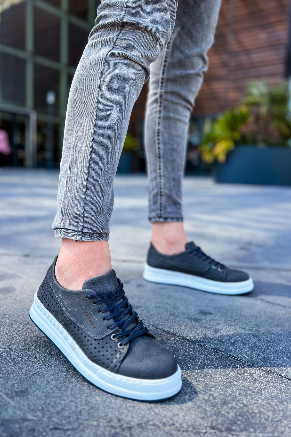 CH043 - CBT Cowien Erkek Ayakkabi ANTRASIT - Görsel 2