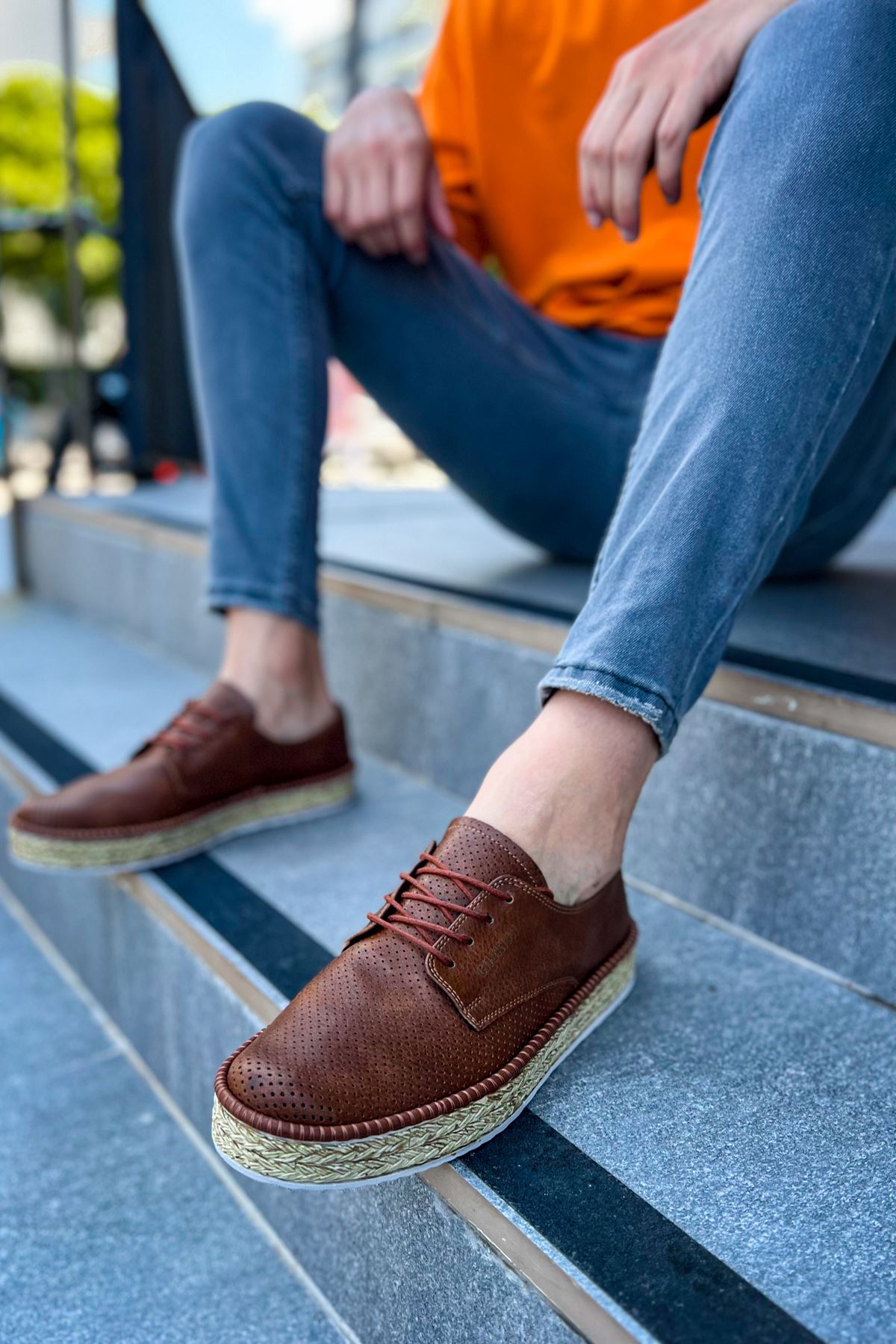 CH117 - CBT Stamina Nuova Erkek Ayakkabı TABA - Görsel 4