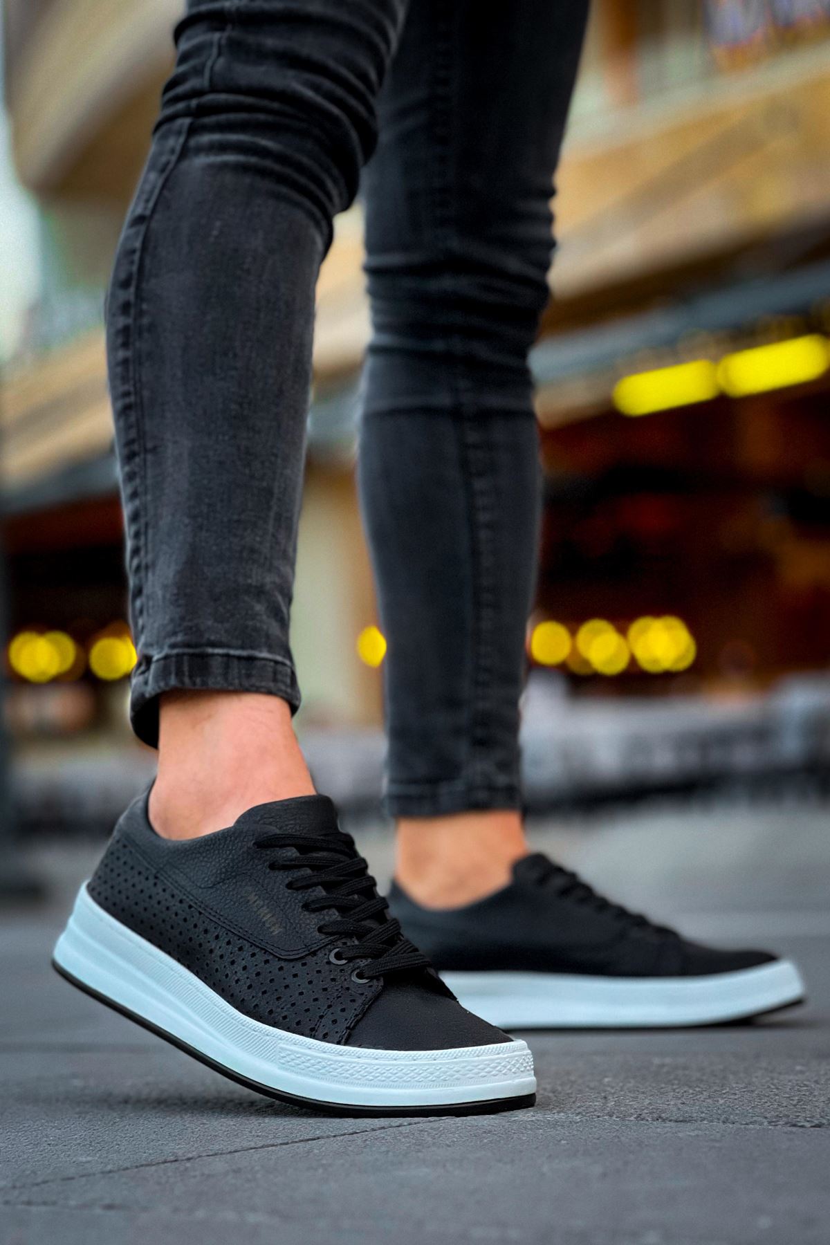 CH043 - CBT Cowien Erkek Ayakkabi SIYAH - Görsel 4