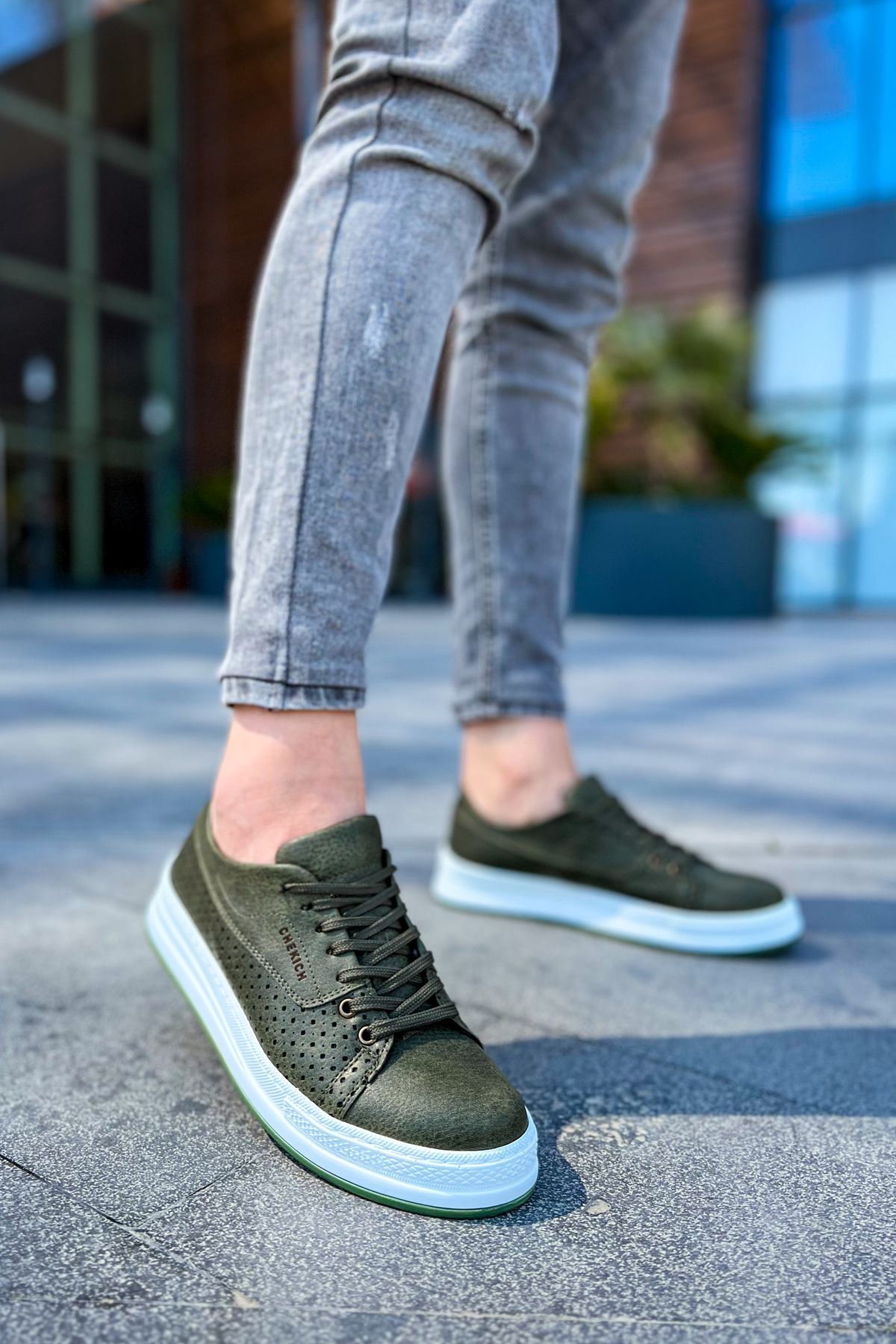 CH043 - CBT Cowien Erkek Ayakkabi HAKI