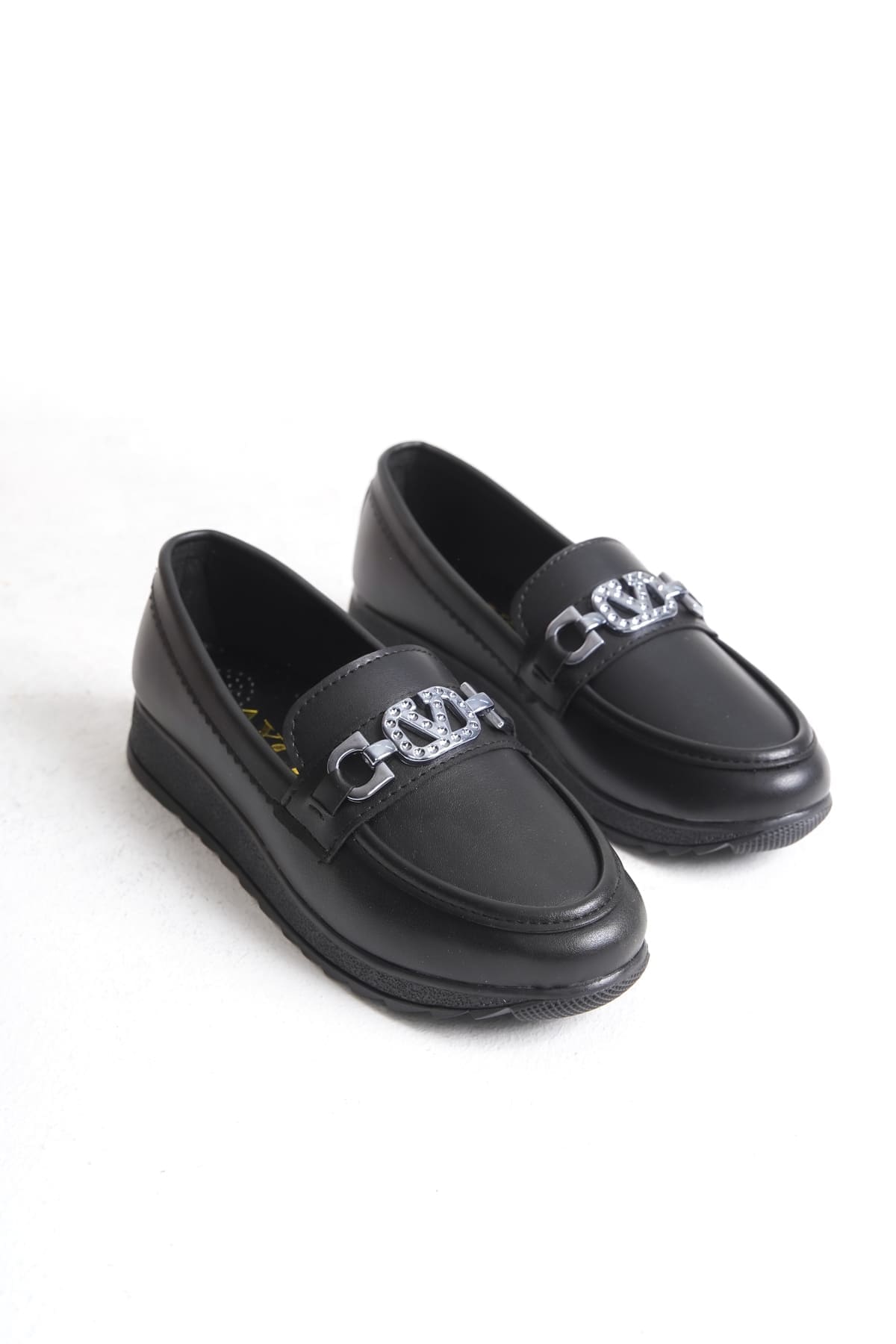 ANNA Ortopedik Rahat Taban Toka Detaylı Klasik Kadın Babet Anne Ayakkabısı CST - Siyah - Görsel 5