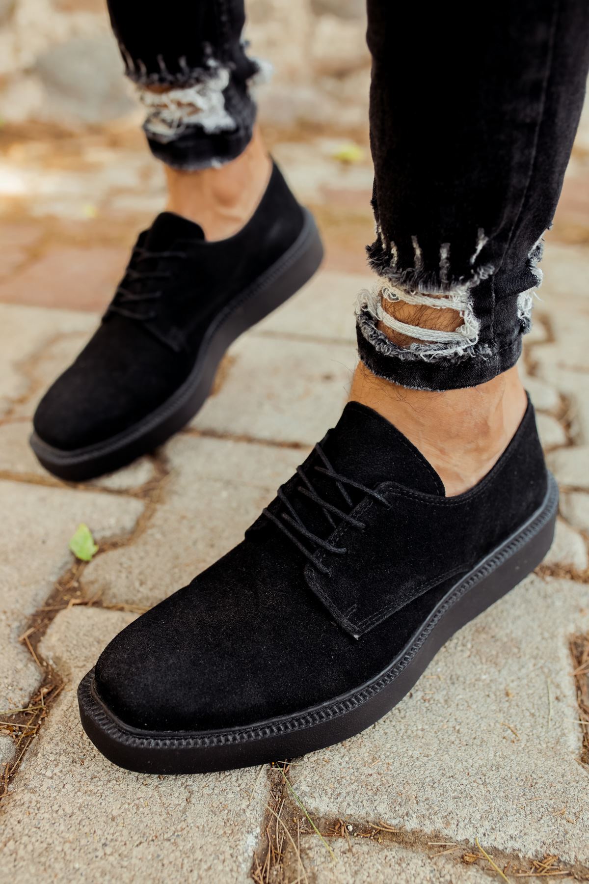 CH001 - SST Classic Lace Erkek Ayakkabı SIYAH - Görsel 3