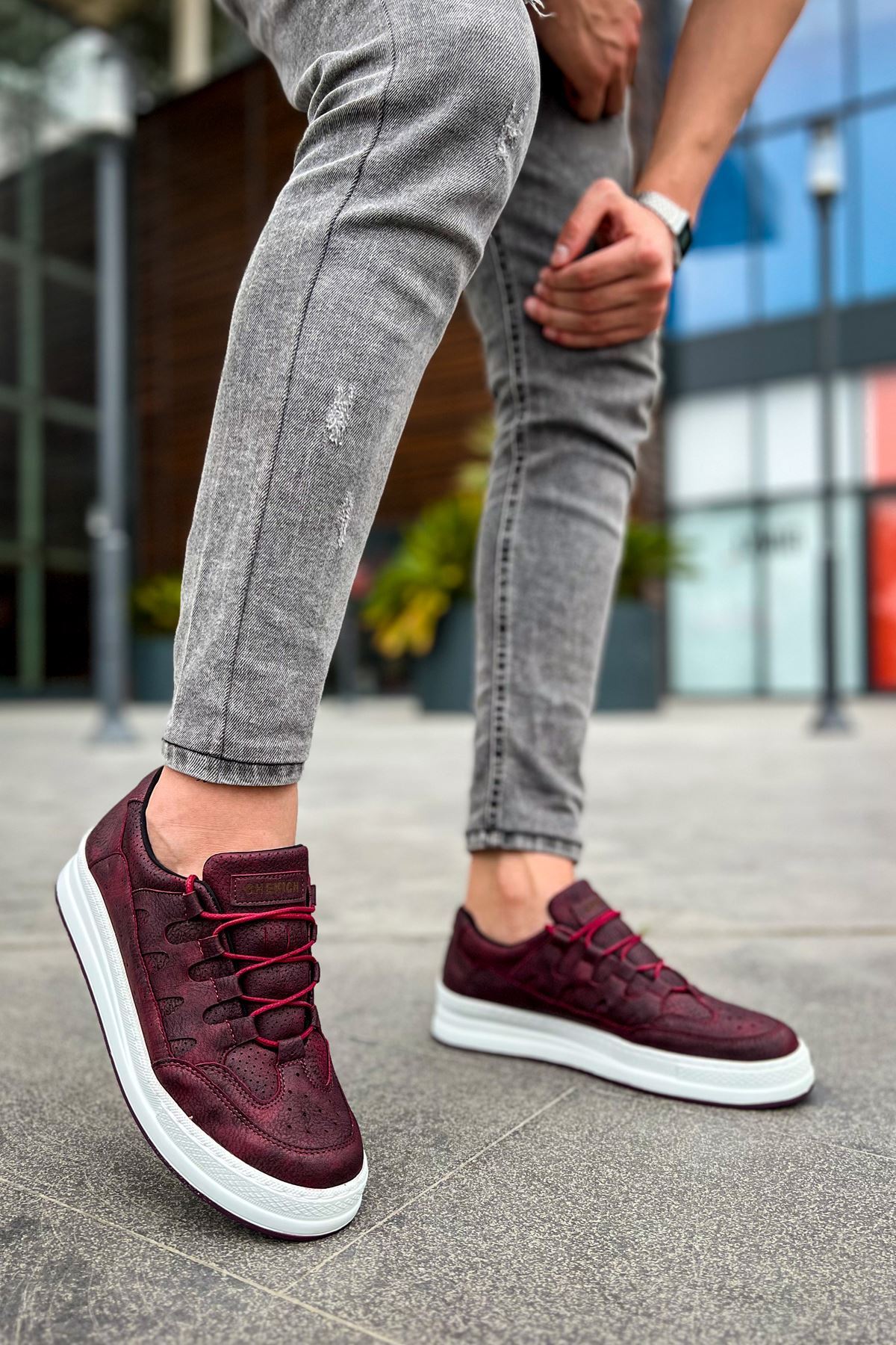 CH040 - CBT C-Rey Erkek Ayakkabı BORDO