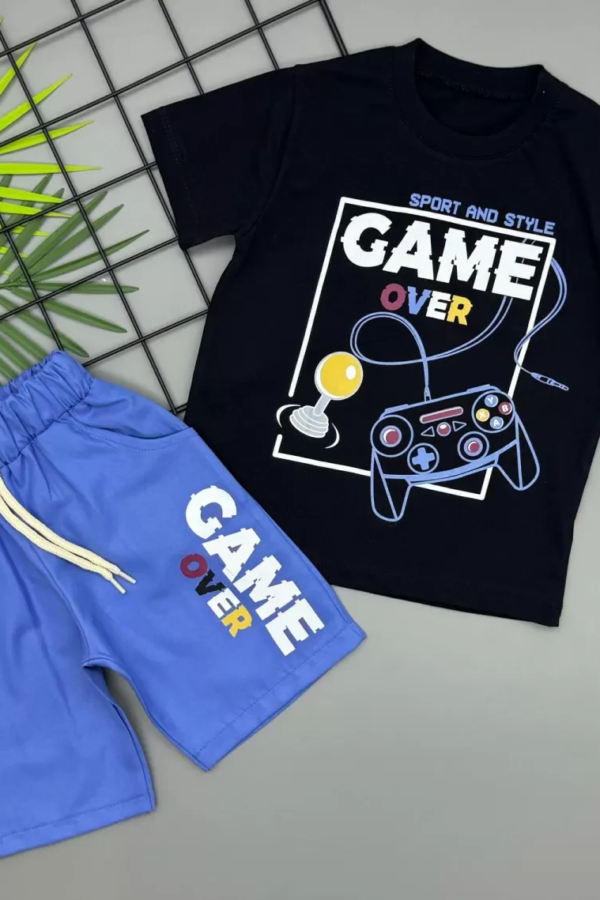 3/5 Yaş Game Konsol Baskılı Çocuk Takımı