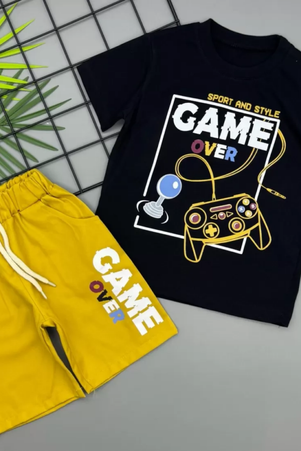 3/5 Yaş Game Konsol Baskılı Çocuk Takımı