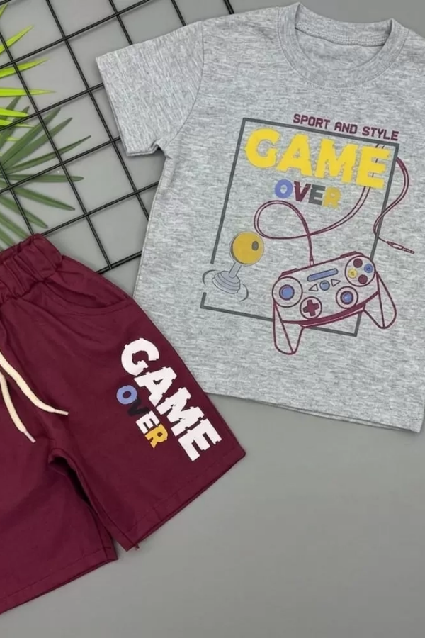 3/5 Yaş Game Konsol Baskılı Çocuk Takımı
