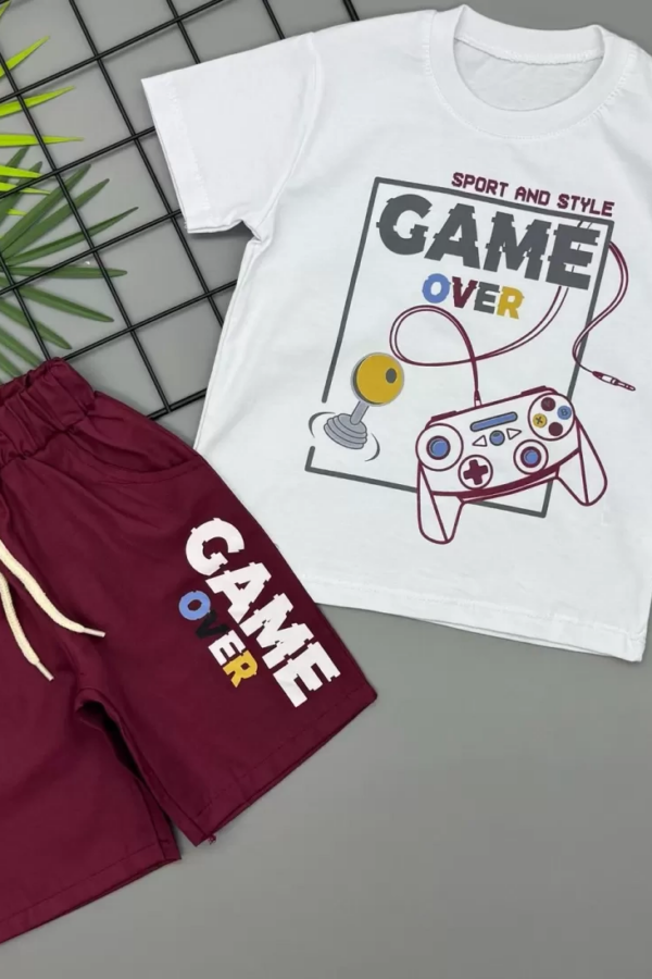 3/5 Yaş Game Over Baskılı Çocuk Takımı