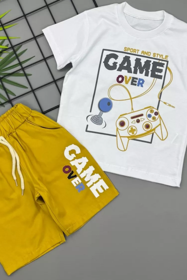 3/5 Yaş Game Over Baskılı Çocuk Takımı