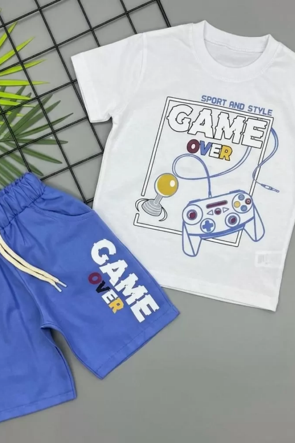 3/5 Yaş Game Over Baskılı Çocuk Takımı