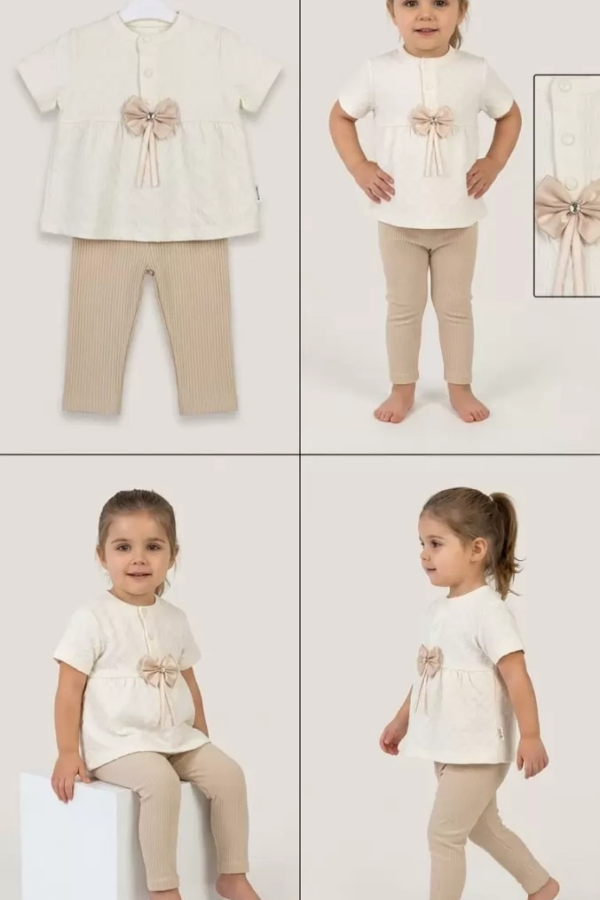 9/24 Ay Fiyonk Süslü Bebek Takımı