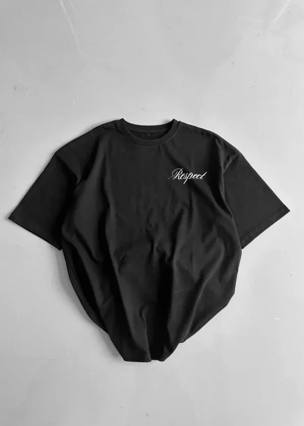 Erkek Baskılı T-Shirt Kısa Kol Bisiklet Yaka Regular Fit Yazlık Tişört - Siyah