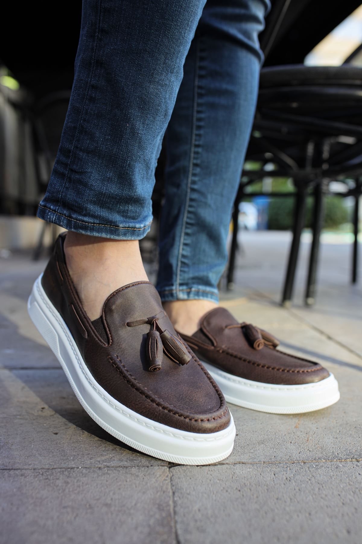 CH127 - CBT Loafer-X Erkek Ayakkabı KAHVE