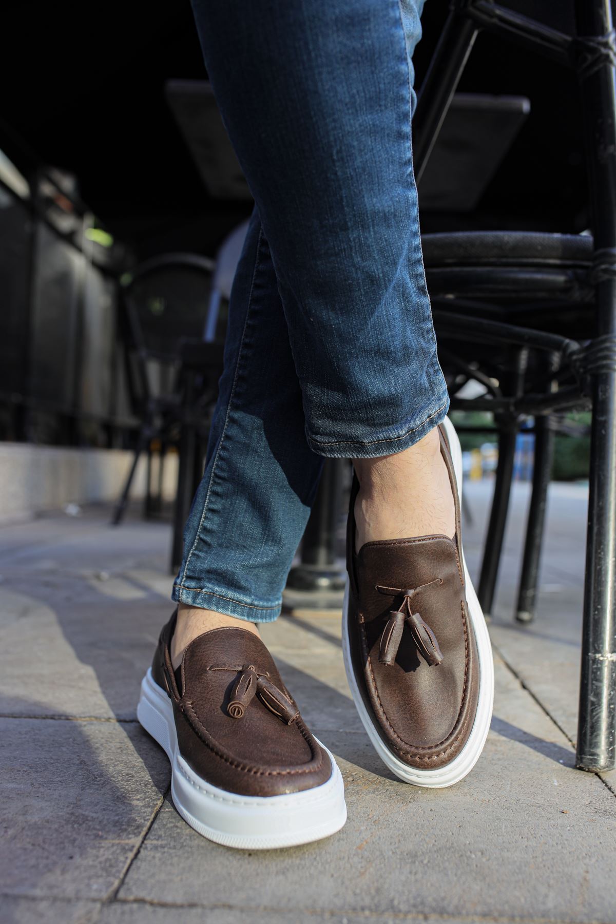 CH127 - CBT Loafer-X Erkek Ayakkabı KAHVE - Görsel 4