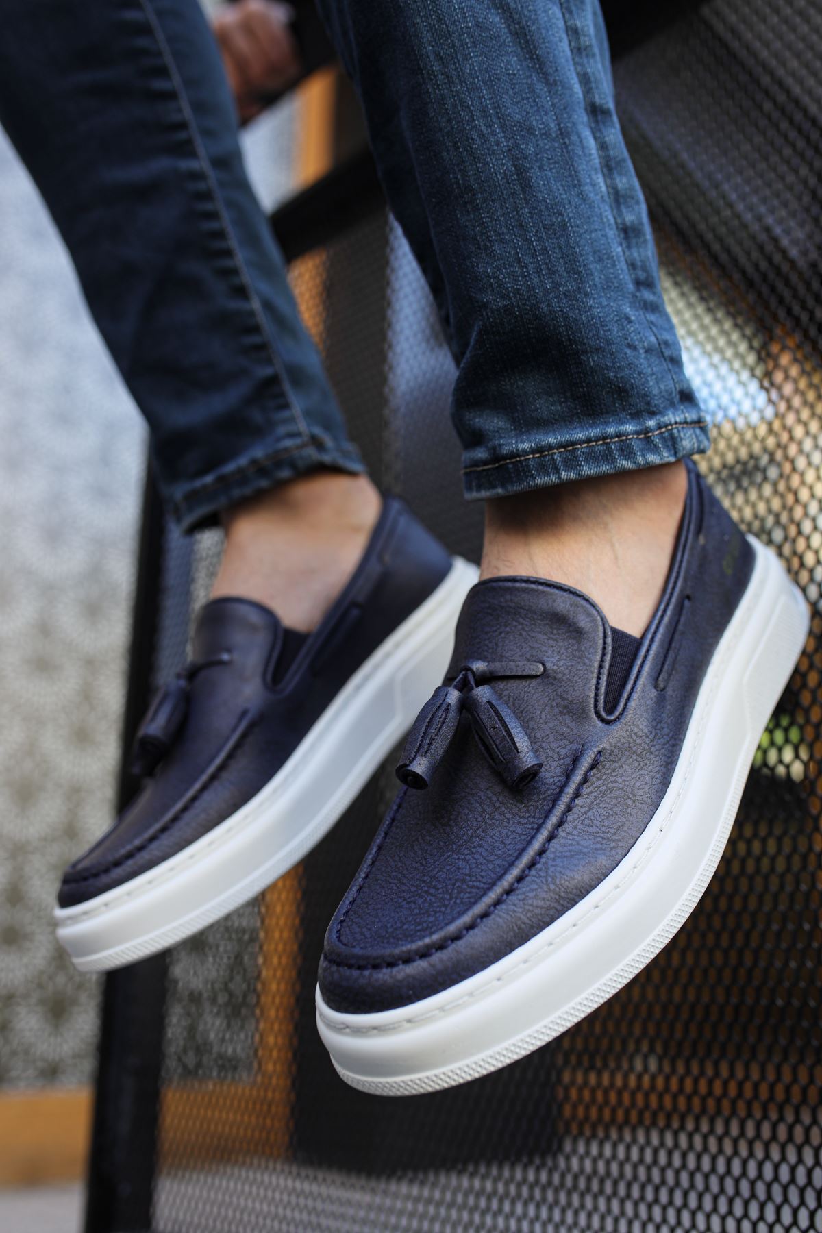 CH127 - CBT Loafer-X Erkek Ayakkabı LACIVERT - Görsel 2