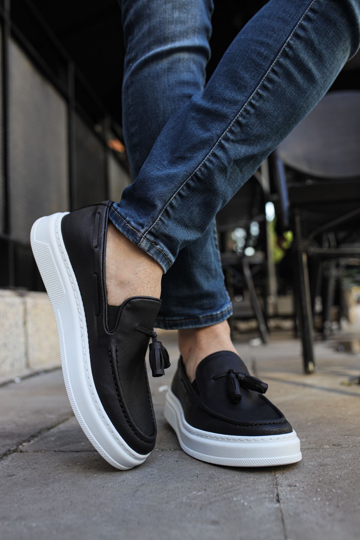 CH127 - CBT Loafer-X Erkek Ayakkabı SIYAH - Görsel 3