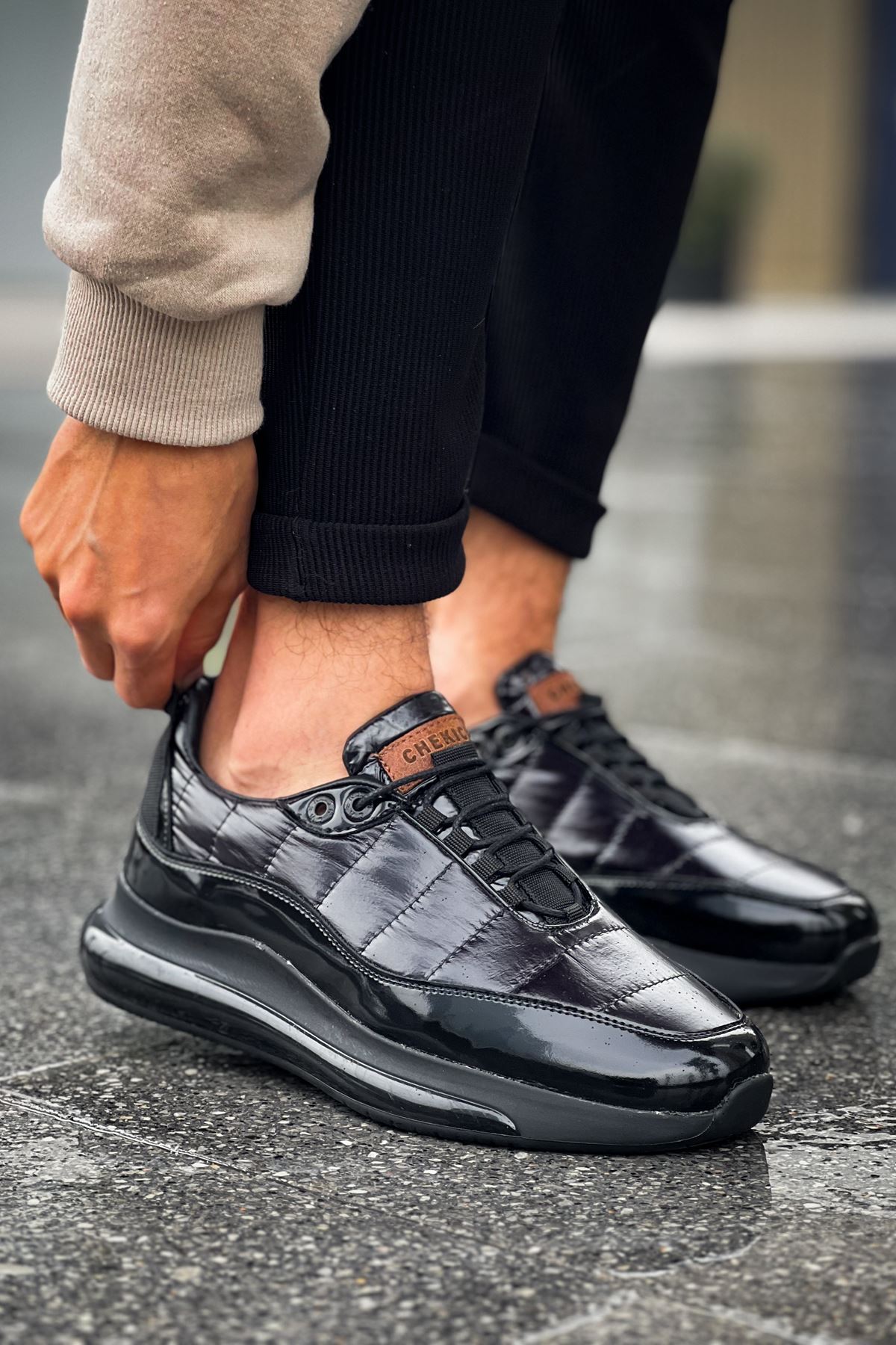 CH179 - RST Sporty Runner Erkek Ayakkabı SIYAH - Görsel 4