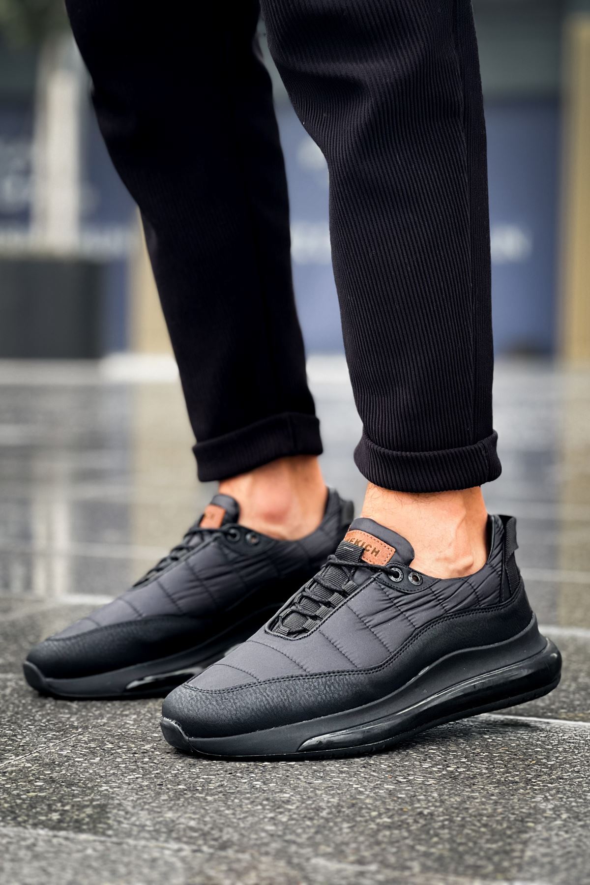 CH179 - CST Sporty Runner Erkek Ayakkabı SIYAH - Görsel 2