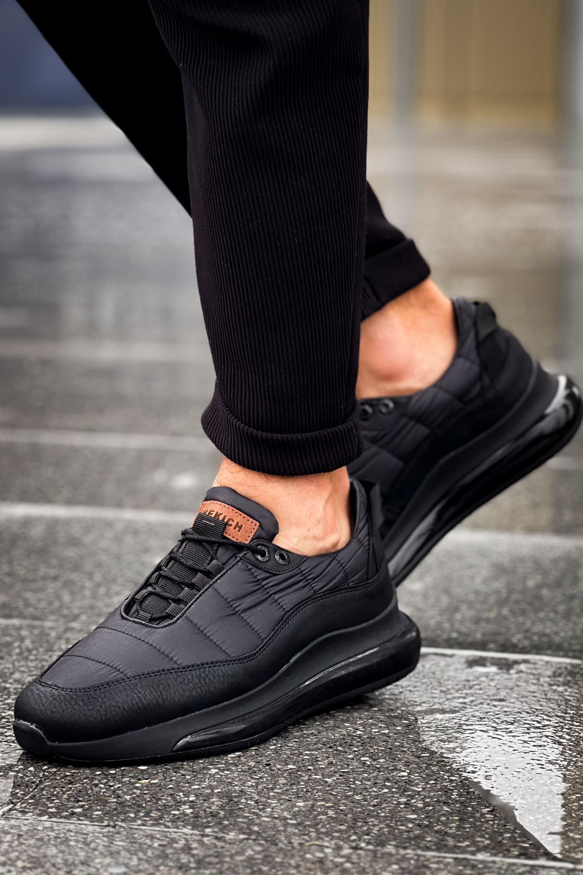 CH179 - CST Sporty Runner Erkek Ayakkabı SIYAH - Görsel 4