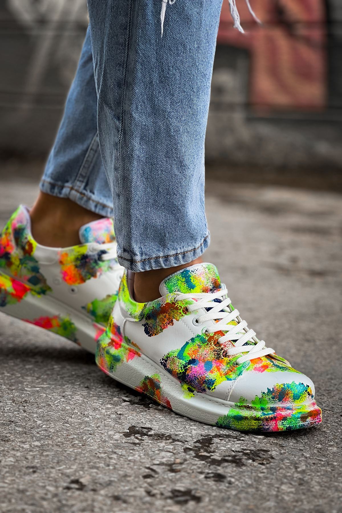 CH254 - CBT Pittura Erkek Ayakkabı 550 COLORFULL - Görsel 2