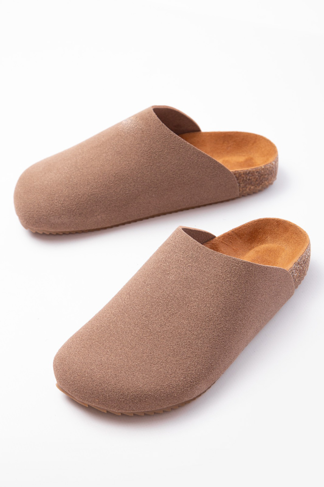 JY0556 Ravn Bağcıksız Hakiki Süet Deri Erkek Günlük Mantar Taban Loafer Klasik Ayakkabı HDMT - Bej - Görsel 4
