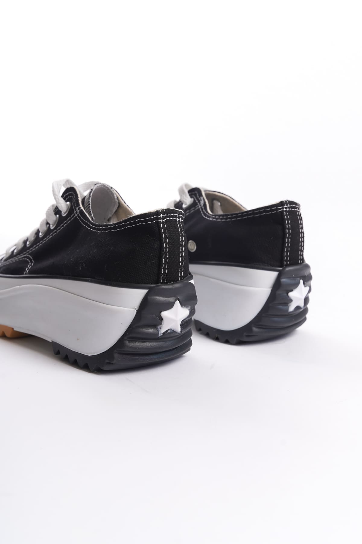 PARIS Bağcıklı Ortopedik Taban Kadın Sneaker Spor Ayakkabı TBT - Siyah - Görsel 5