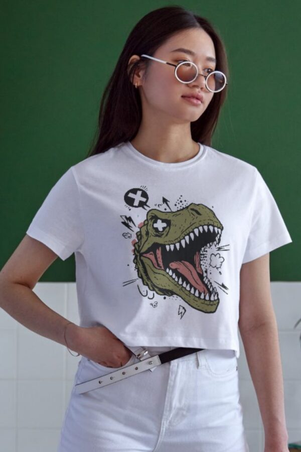Unisex Oversize 24/1 Penye DTF Baskılı Tişört - DTF148