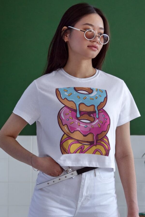 Unisex Oversize 24/1 Penye DTF Baskılı Tişört - DTF149