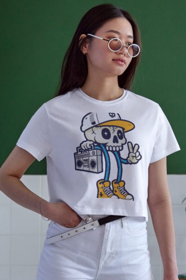 Unisex Oversize 24/1 Penye DTF Baskılı Tişört - DTF152