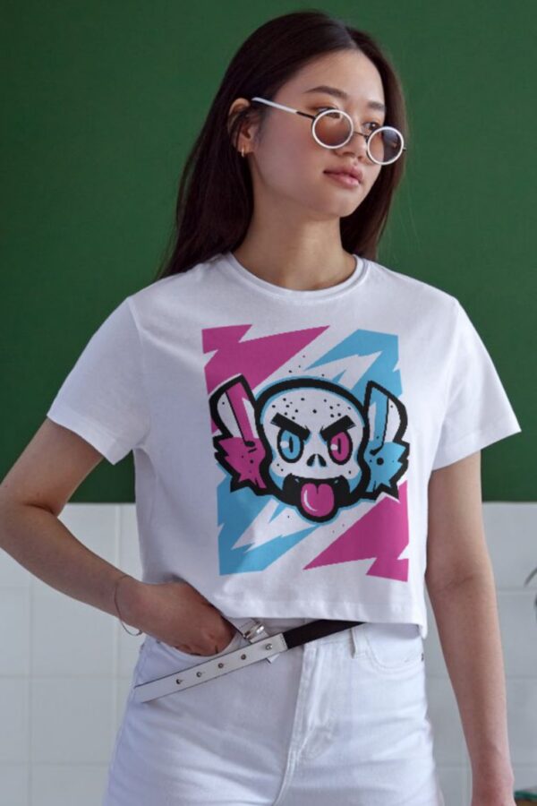 Unisex Oversize 24/1 Penye DTF Baskılı Tişört - DTF168