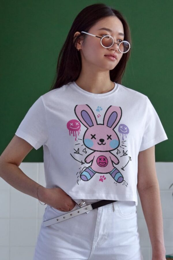 Unisex Oversize 24/1 Penye DTF Baskılı Tişört - DTF170