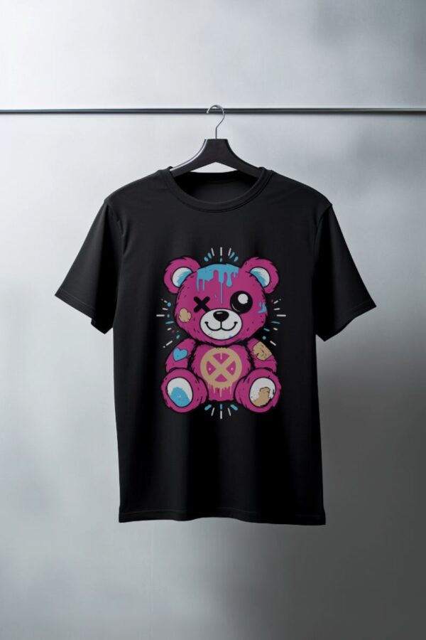 Unisex Oversize 24/1 Penye DTF Baskılı Tişört - DTF182