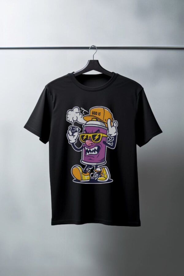 Unisex Oversize 24/1 Penye DTF Baskılı Tişört - DTF183