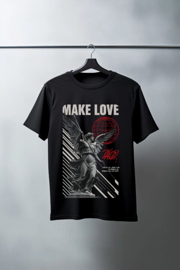 Unisex Oversize 24/1 Penye DTF Baskılı Tişört - DTF78
