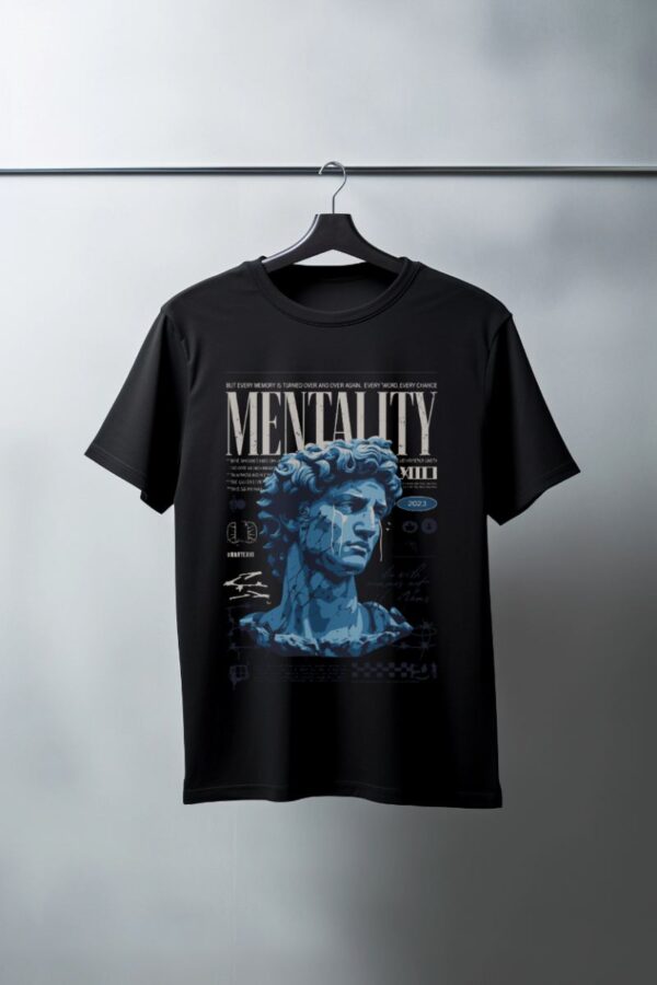 Unisex Oversize 24/1 Penye DTF Baskılı Tişört - DTF95