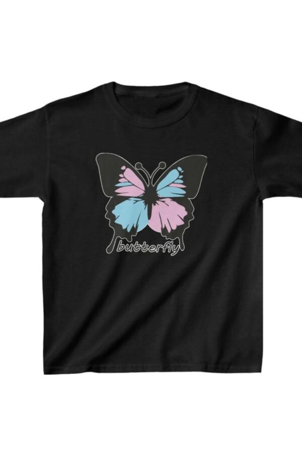 Çocuk Unisex Baskılı T-Shirt - Siyah