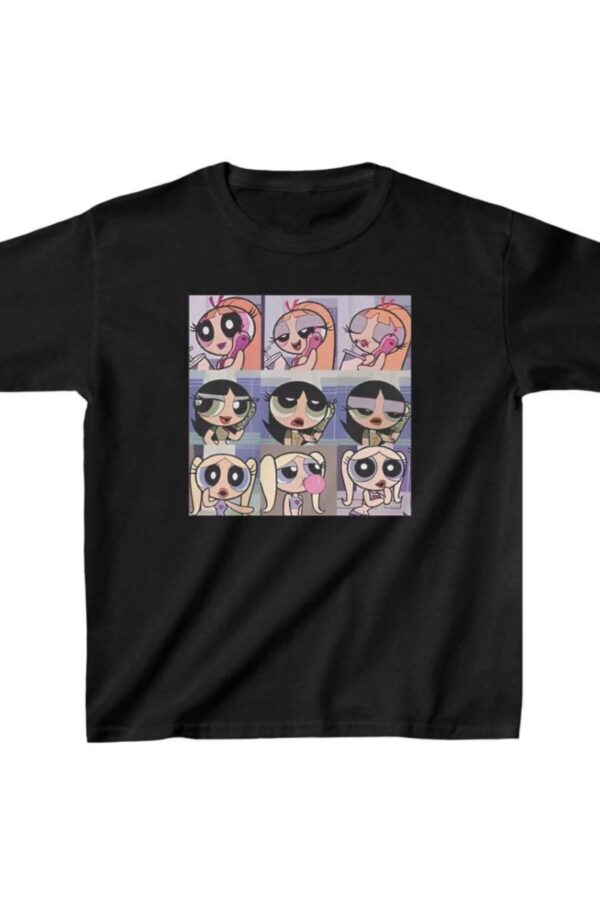 Çocuk Unisex Baskılı T-Shirt - Siyah