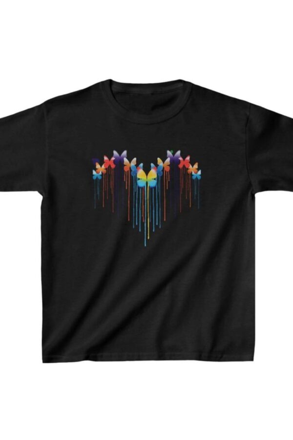 Çocuk Unisex Baskılı T-Shirt - Siyah