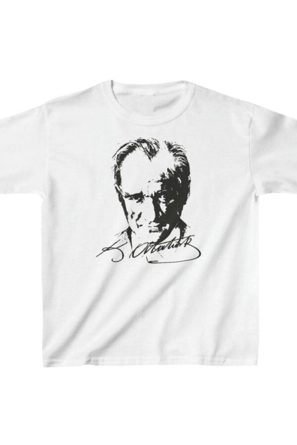 Çocuk Unisex Baskılı T-Shirt - Beyaz
