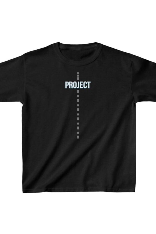 Çocuk Unisex Baskılı T-Shirt - Siyah