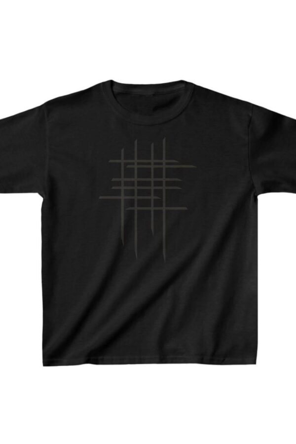 Çocuk Unisex Baskılı T-Shirt - Siyah