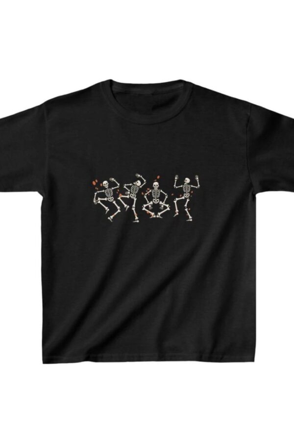 Unisex Çocuk Baskılı T-Shirt - Siyah
