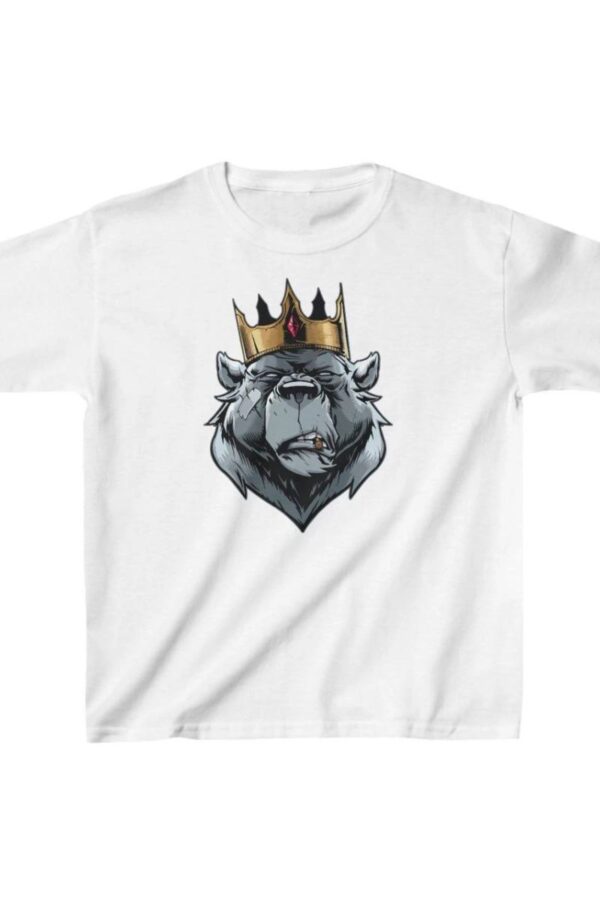 Unisex Çocuk Baskılı T-Shirt - Beyaz