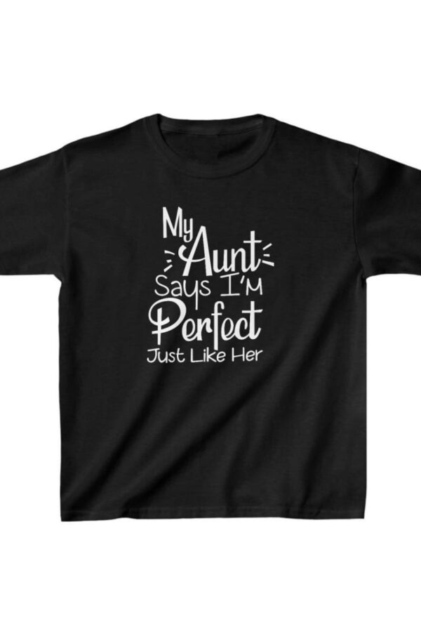 Unisex Çocuk Baskılı T-Shirt - Siyah
