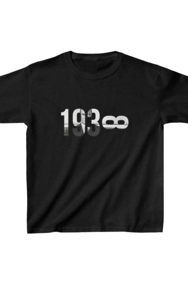 Unisex Çocuk Baskılı T-Shirt - Siyah