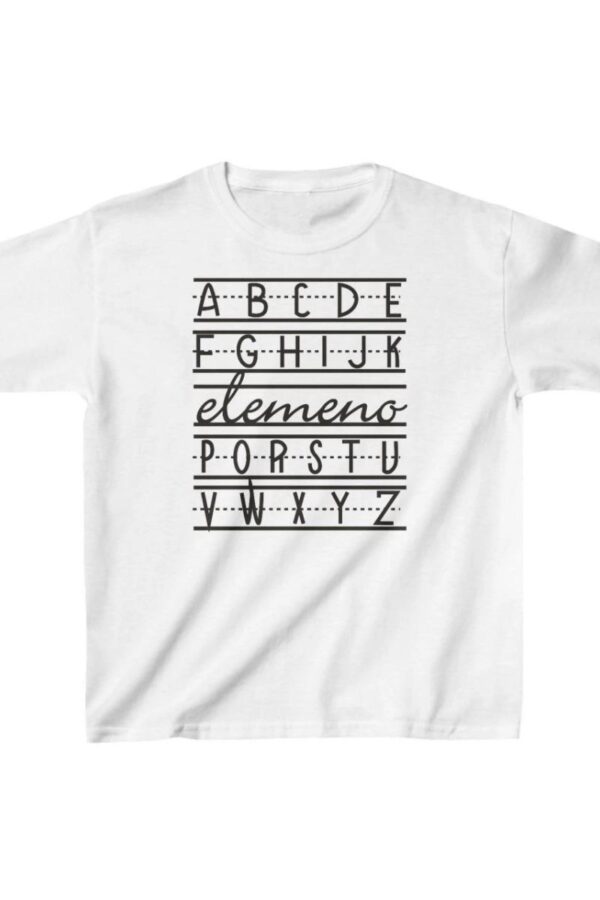 Unisex Çocuk Baskılı T-Shirt - Beyaz