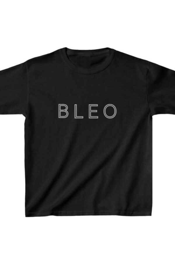 Unisex Çocuk Baskılı T-Shirt - Siyah